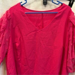 NWOT Elegant Pink Women's Top